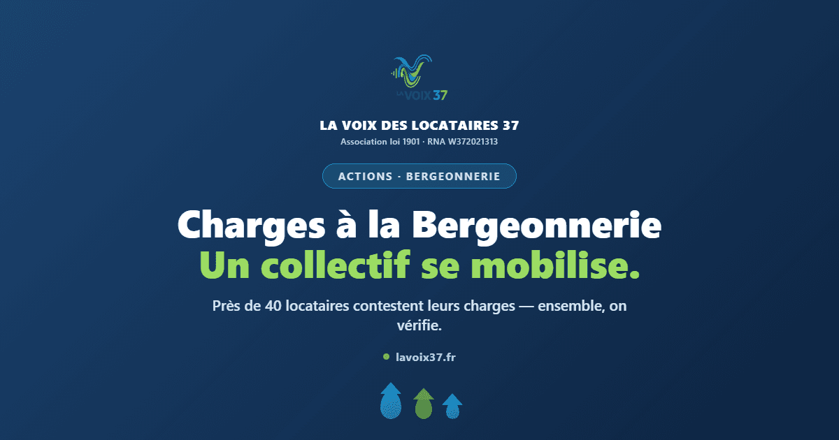 Charges à la Bergeonnerie — un collectif de locataires se mobilise